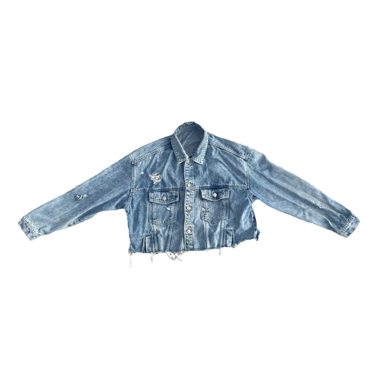 Destroyed Denim Jacket